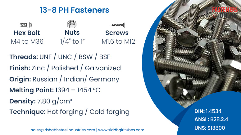13-8 PH Fasteners