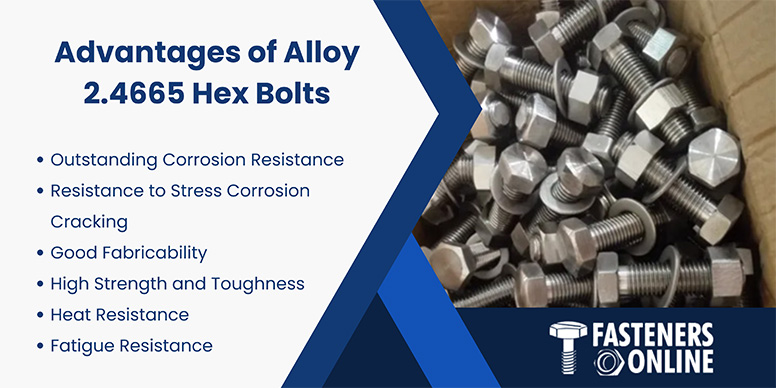 Advantages of Alloy 2.4665 Hex Bolts