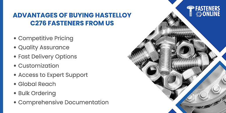 Advantages of buying Hastelloy C276 Fasteners from us Advantages of buying Hastelloy C276 Fasteners from us
