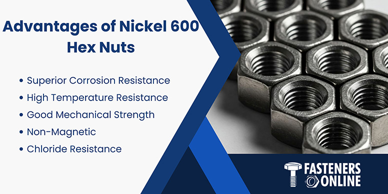 Advantages of Nickel 600 Hex Nuts