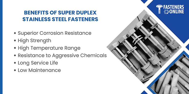 Benefits of Super duplex stainless steel fasteners Benefits of Super duplex stainless steel fasteners