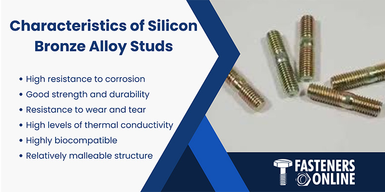 Characteristics of Silicon bronze alloy studs