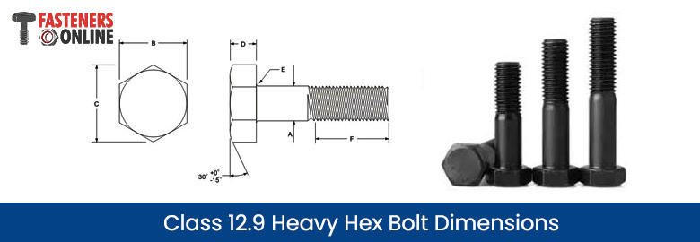 Class 12.9 Heavy Hex Bolt Dimensions