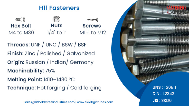 H11 Fasteners