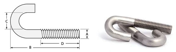 Stainless steel Hex Bolts style