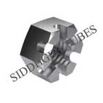 Castle nuts low form without roll crown
