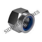 Hexagon nuts with clamping part