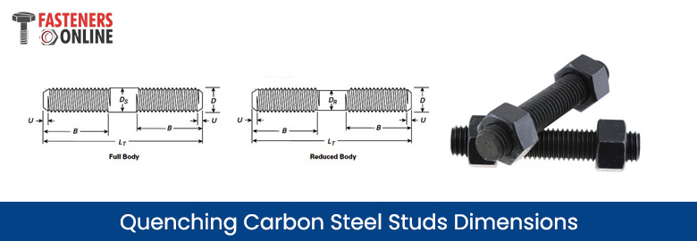 Quenching carbon steel Studs dimensions