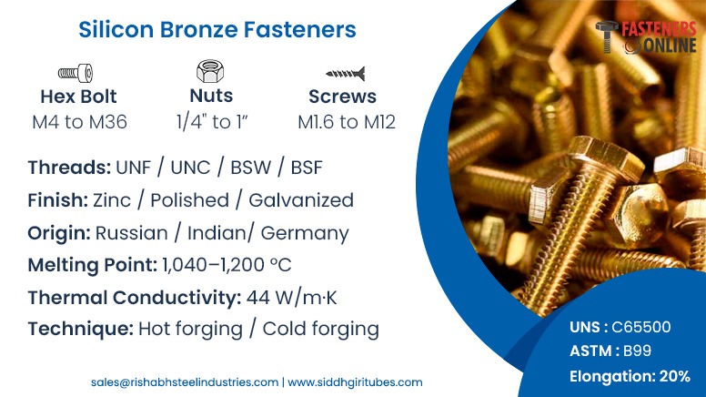 Silicon Bronze Fasteners