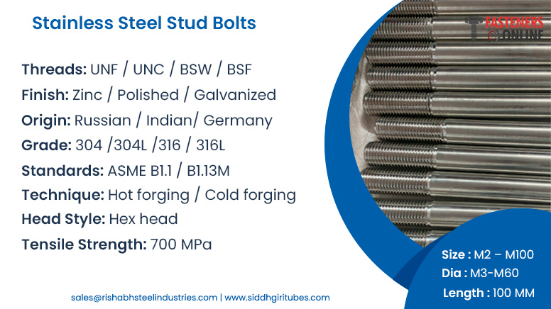 Stainless Steel Stud Bolts