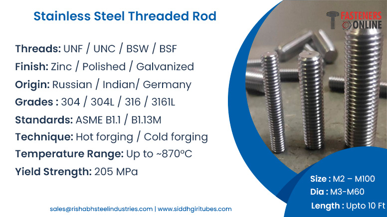 Stainless Steel Threaded Rod