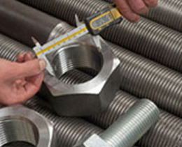 Testing and Inspection of 347H SS Threaded Rod