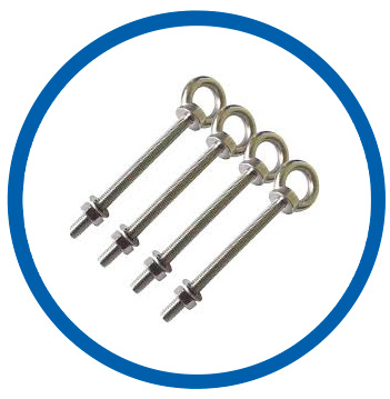 13-8 PH steel eye bolts