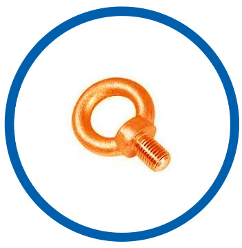 70/30 Copper Nickel eye bolts 70/30 Copper Nickel eye bolts