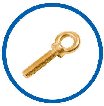 Aluminium Bronze Alloy Eye Bolts