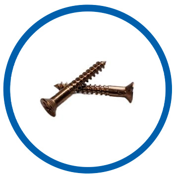 Aluminum bronze screws