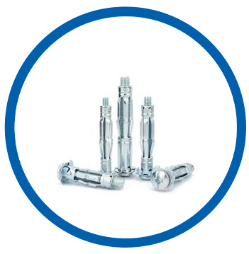 ASME SA193 stainless steel Heavy duty wall fasteners