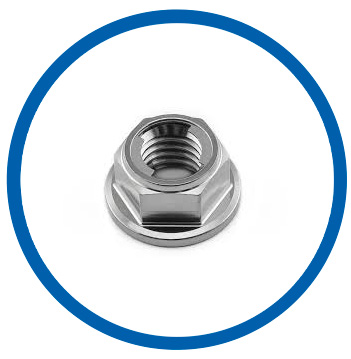 ASME SF468 Titanium flange lock nut