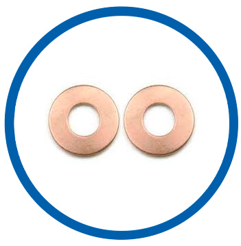 ASTM B187 UNS C11000 flat washer