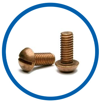 C655 Bronze round head screws