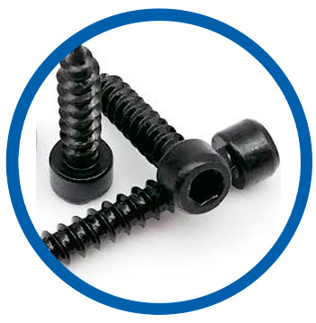 Carbon alloy hex cap screws