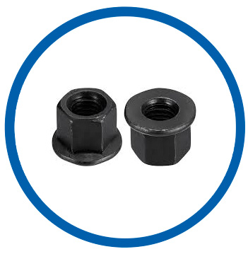 Carbon steel flange lock nut