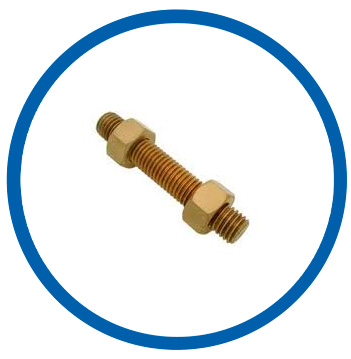CDA 706 double end stud bolts CDA 706 double end stud bolts