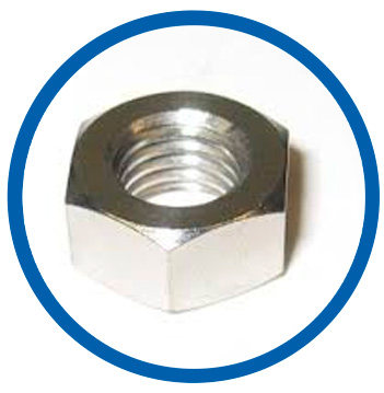 CP Titanium hex nuts
