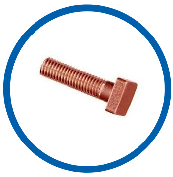 Cupro-Nickel CDA 706 square bolts Cupro-Nickel CDA 706 square bolts