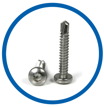 DIN 1.0400 self drilling screws
