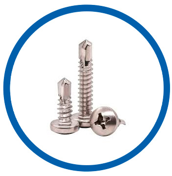 DIN 1.4742 self drilling screws