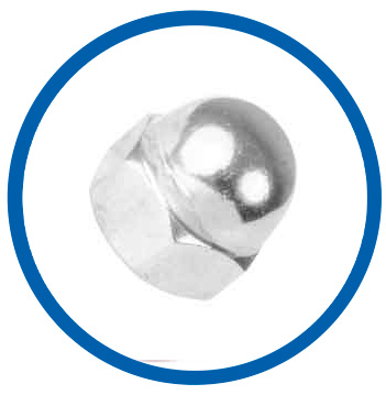 Alloy 304 Dome Nuts