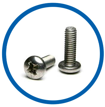 EN 1.4958 machine screws
