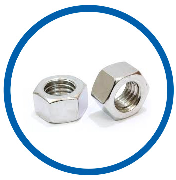 Grade 2 titanium hex nuts