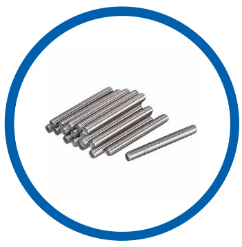 Grade 2 titanium threaded rod