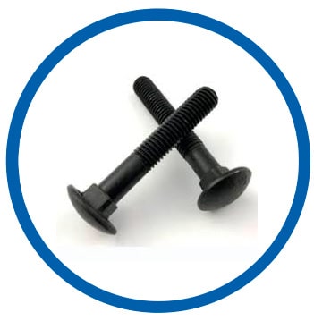 Grade 5 carriage bolt