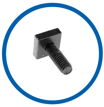 High tensile grade 10.9 square bolts
