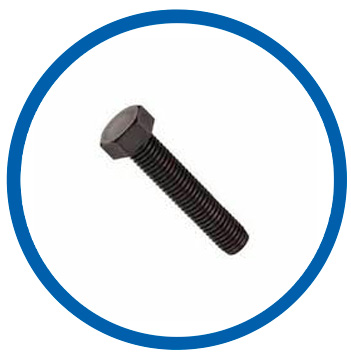 Low carbon steel hex bolts