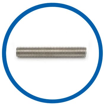 Ni 201 threaded rod