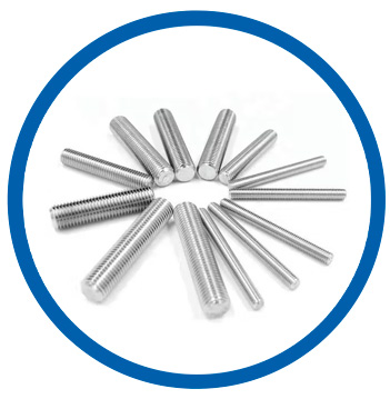 Ni 625 fully threaded studs