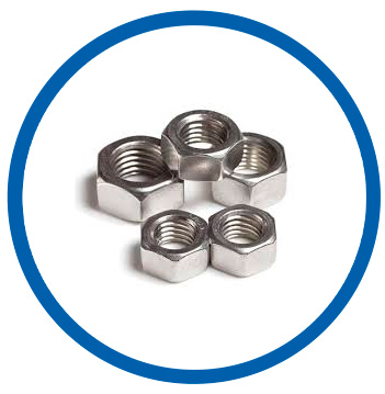 Nickel 405 hex nuts