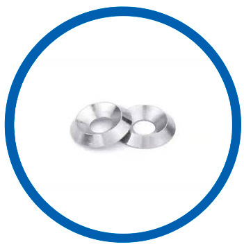 Nickel alloy X-750 countersunk washer