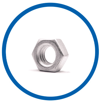 Nickel alloy X-750 hex nuts