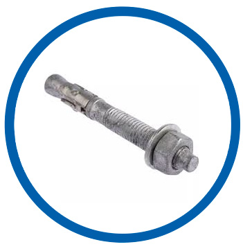 Normalized carbon steel anchor bolts