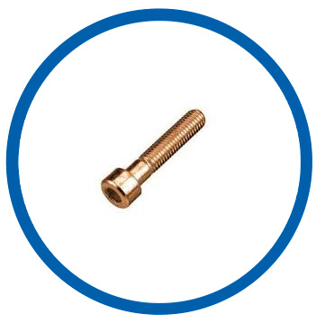 Phosphor bronze hex cap screws