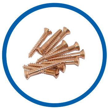 Phosphor bronze screw
