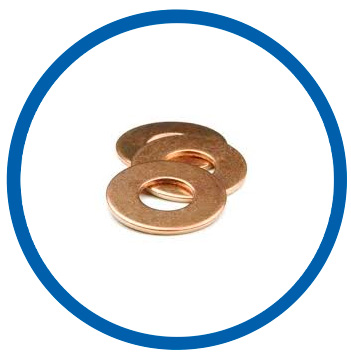 Phosphor bronze washers