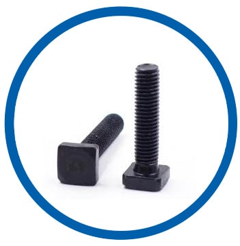 SAE J429 gr 5 square bolts