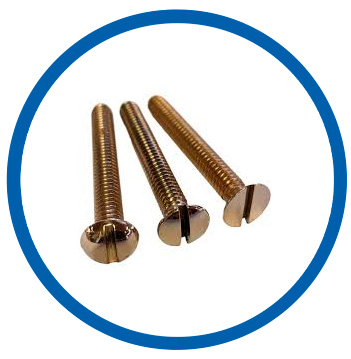 Silicon bronze 655 machine screws