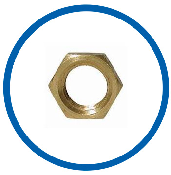 Silicon bronze alloy flange nut